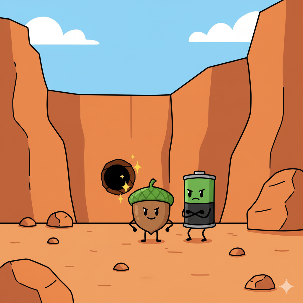 corn finds the golden gleam in a small hole