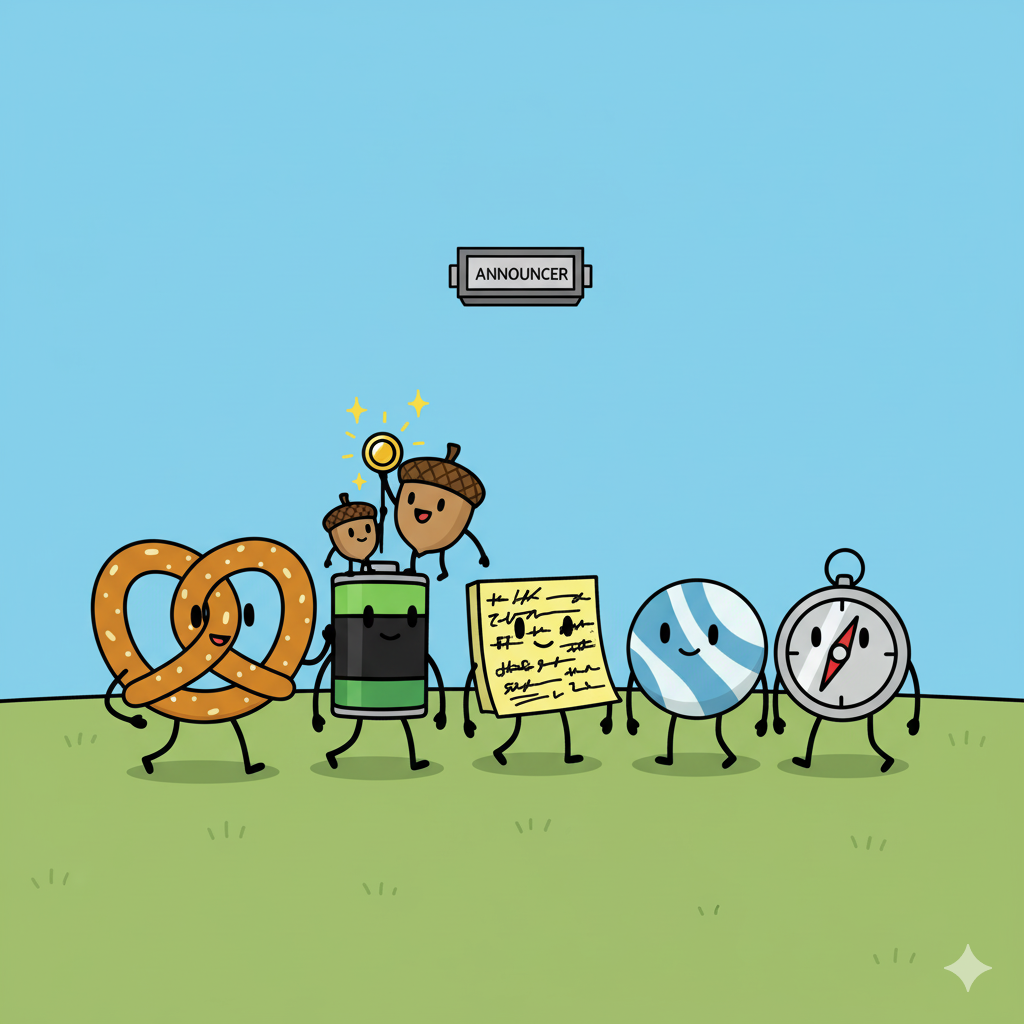 ll six walking together across the meadow