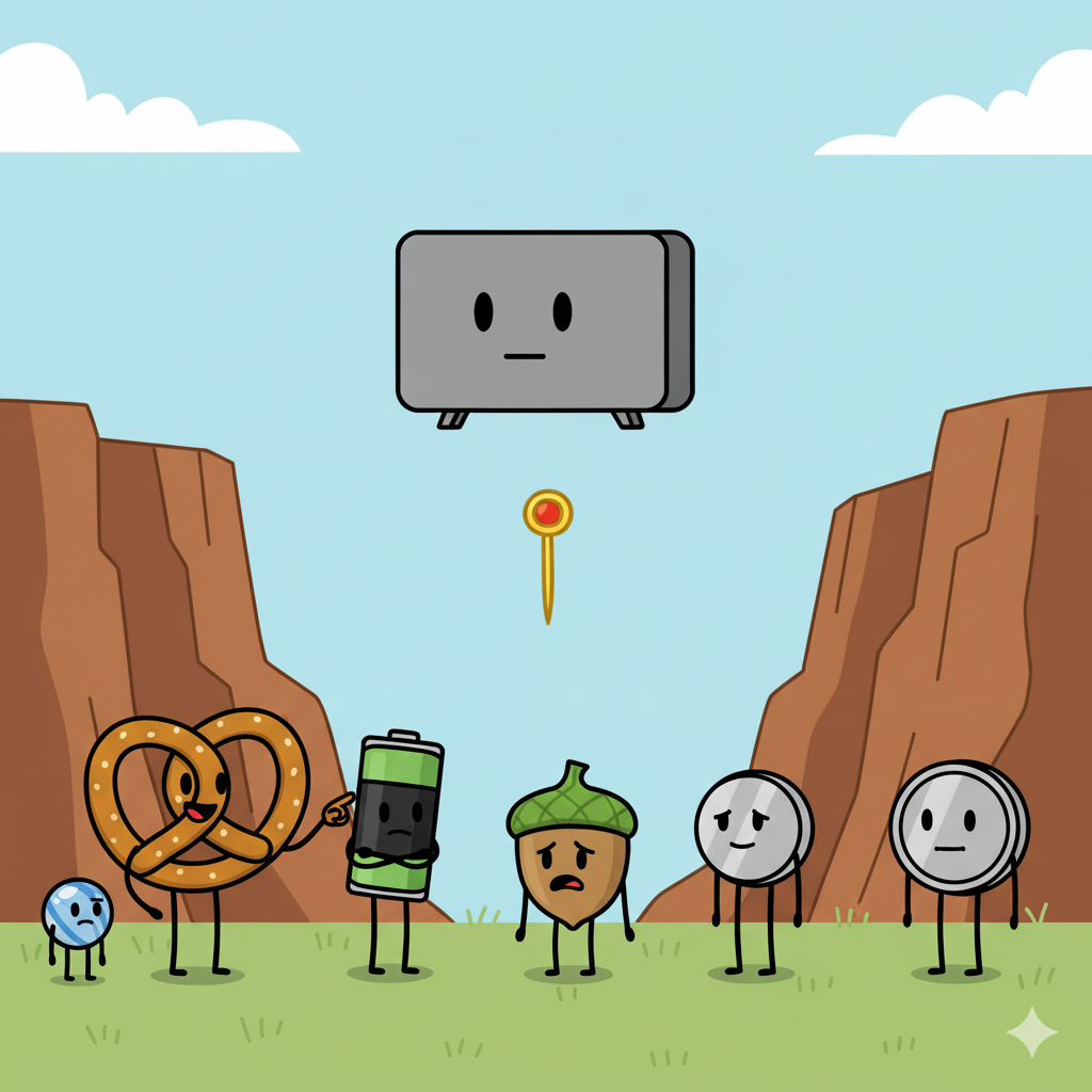 he Announcer reveals the Golden Pin challenge